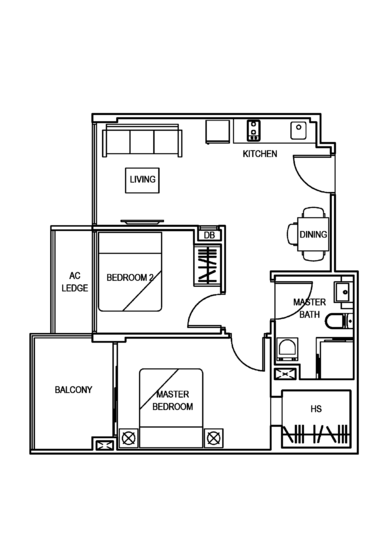 La Brisa - Floor Plan