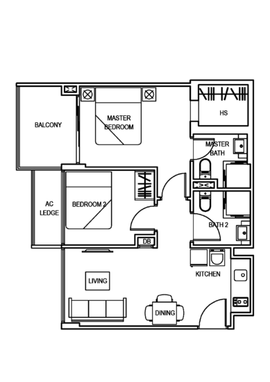 La Brisa - Floor Plan