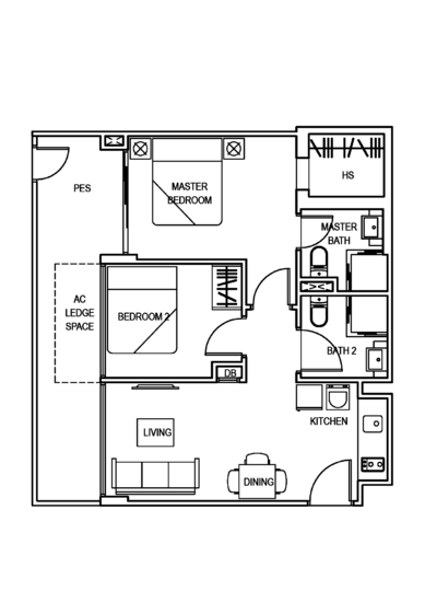 La Brisa - Floor Plan