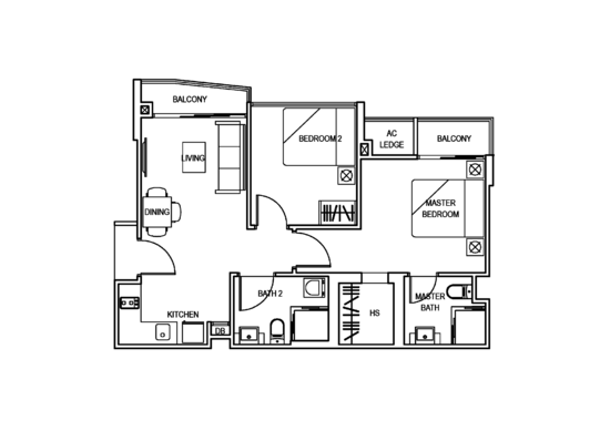 La Brisa - Floor Plan