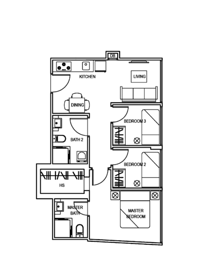 La Brisa - Floor Plan