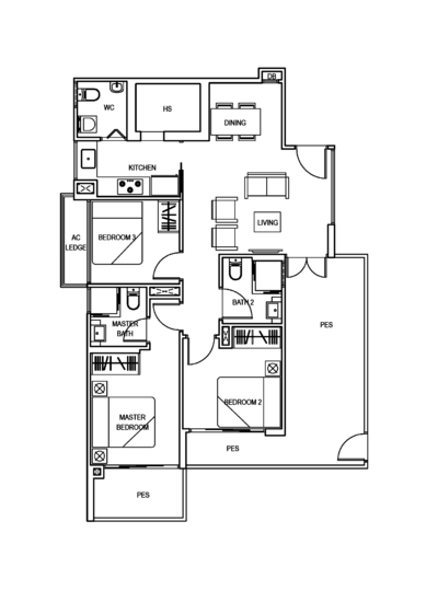 La Brisa - Floor Plan