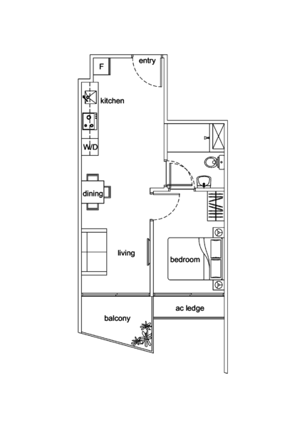 Loft @ Rangoon, 113 Rangoon Road, 1 Bedroom, 489 sqft, Apartment For Rent, by Veronica Fong, 24287662 - PropertyGuru.com.sg