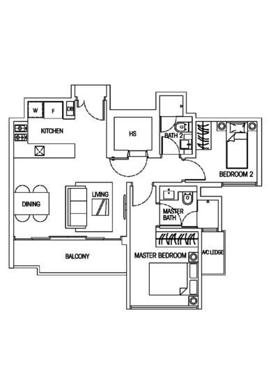 Hedges Park Condominium - Floor Plan
