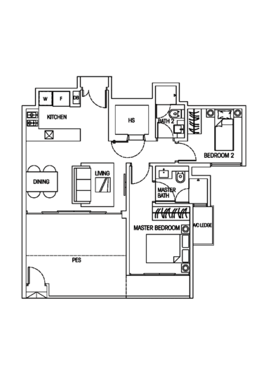 Hedges Park Condominium - Floor Plan