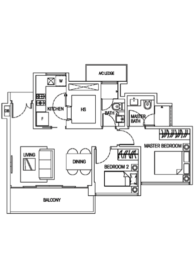 Hedges Park Condominium - Floor Plan