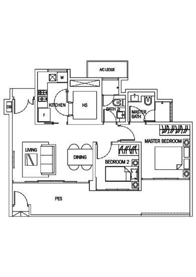 Hedges Park Condominium - Floor Plan