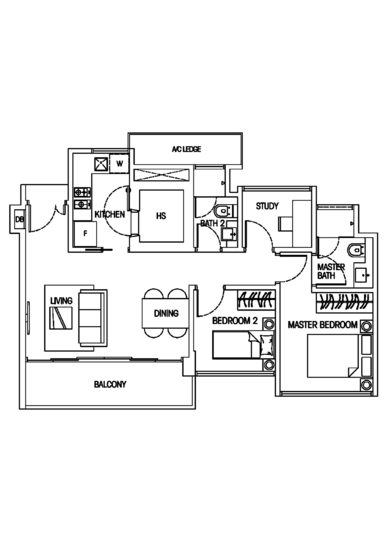 Hedges Park Condominium - Floor Plan