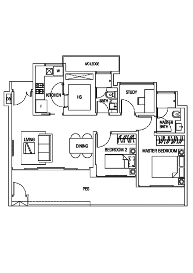Hedges Park Condominium - Floor Plan