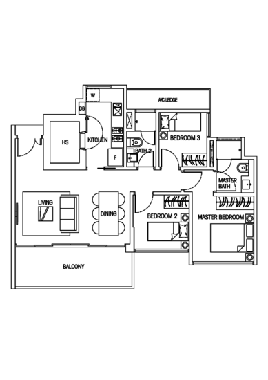 Hedges Park Condominium - Floor Plan