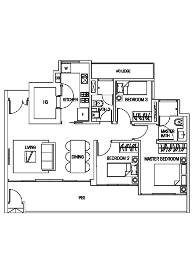 Hedges Park Condominium - Floor Plan