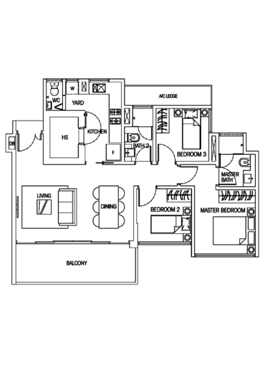 Hedges Park Condominium - Floor Plan