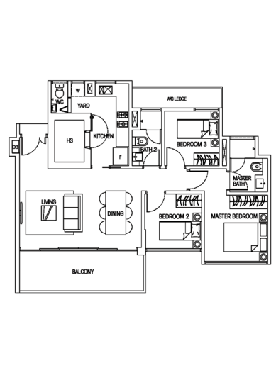 Hedges Park Condominium - Floor Plan