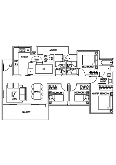 Hedges Park Condominium - Floor Plan