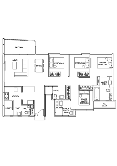 Terrasse - Floor Plan