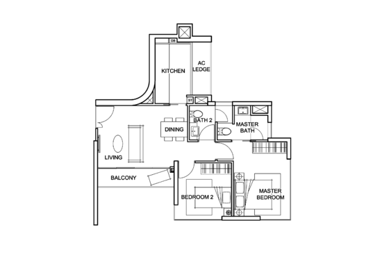 Foresque Residences - Floor Plan