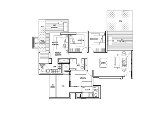 Foresque Residences - Floor Plan