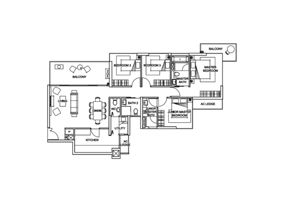 Foresque Residences - Floor Plan