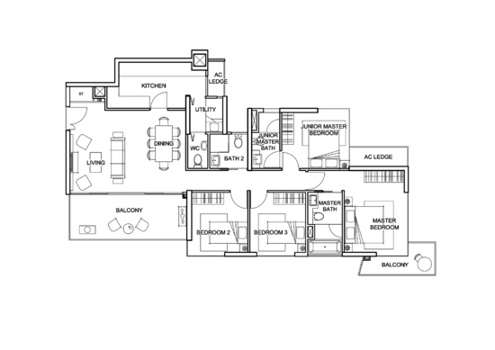 Foresque Residences - Floor Plan
