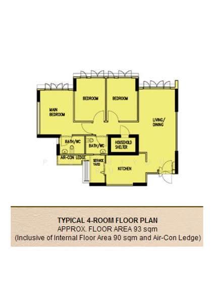 592B Montreal Ville, 592B Montreal Link, Sembawang / Yishun, 3 Bedrooms, 1,001 sqft, HDB Flat For Sale, by Jamilah Md Yusof, 500159172 - 2D - PropertyGuru.com.sg