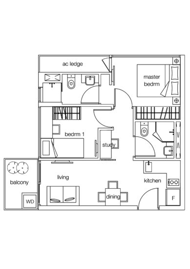 NottingHill Suites - Floor Plan
