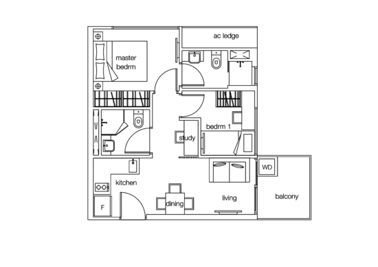 NottingHill Suites - Floor Plan