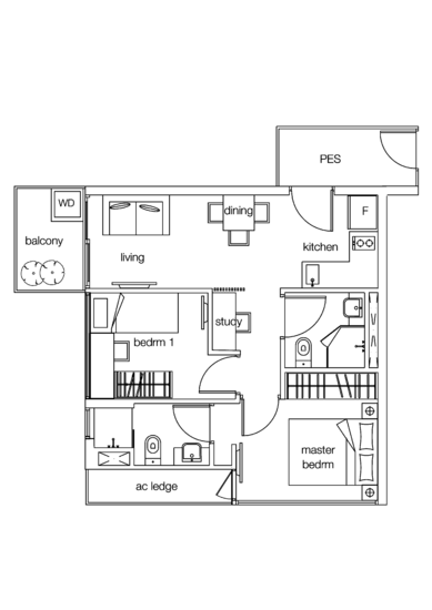 NottingHill Suites - Floor Plan