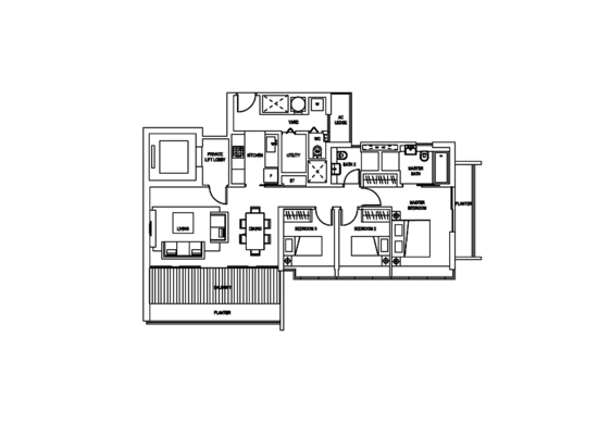 Skyline Residences - Floor Plan