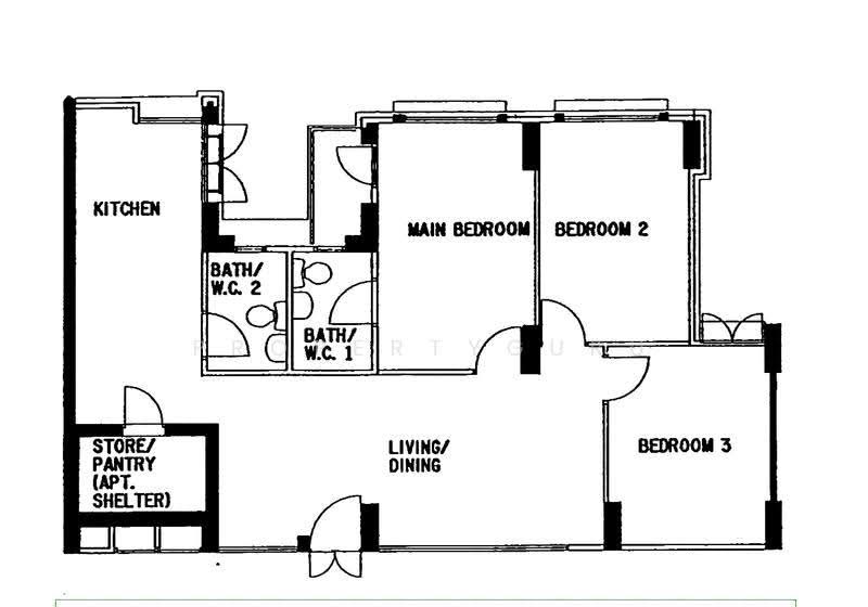 314 Sembawang Drive, 314 Sembawang Drive, Sembawang / Yishun, 3 Bedrooms, 968 sqft, HDB Flat For Sale, by Andy Lim, 500241862 - 2D - PropertyGuru.com.sg
