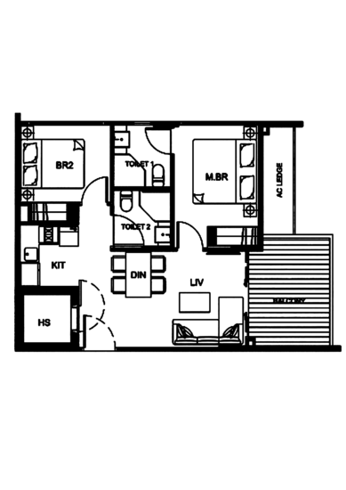 Parc Bleu - Floor Plan