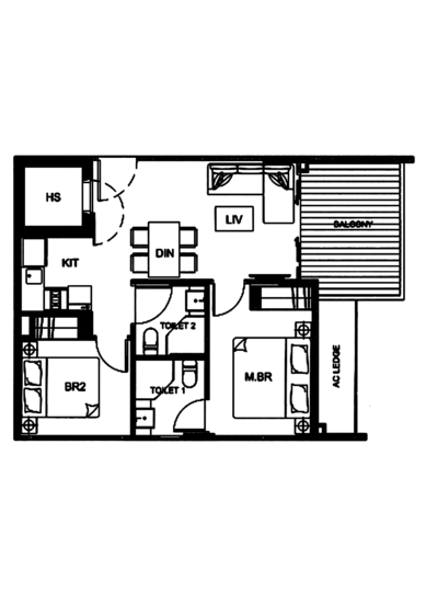Parc Bleu - Floor Plan