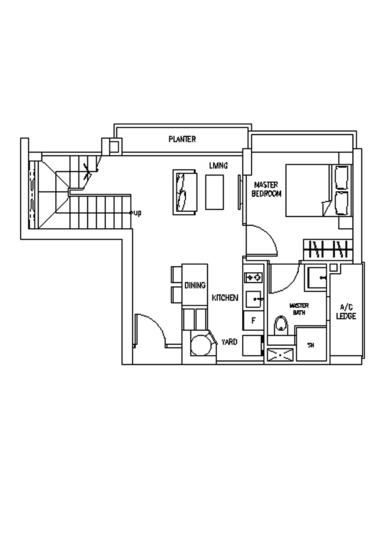 Suites at Orchard - Floor Plan