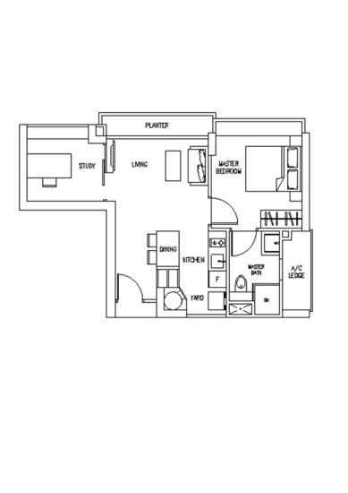 Suites at Orchard - Floor Plan