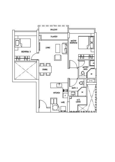 Suites at Orchard - Floor Plan