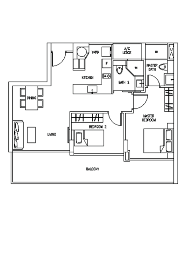 Suites at Orchard - Floor Plan