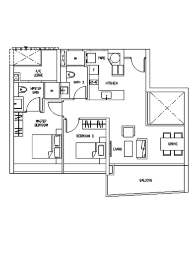 Suites at Orchard - Floor Plan