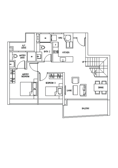 Suites at Orchard - Floor Plan