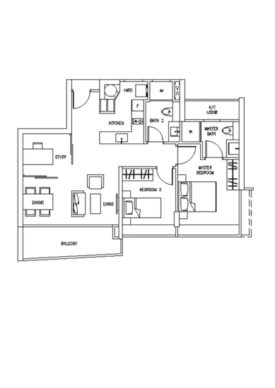 Suites at Orchard - Floor Plan