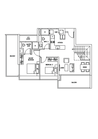 Suites at Orchard - Floor Plan