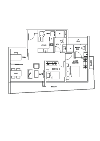 Suites at Orchard - Floor Plan