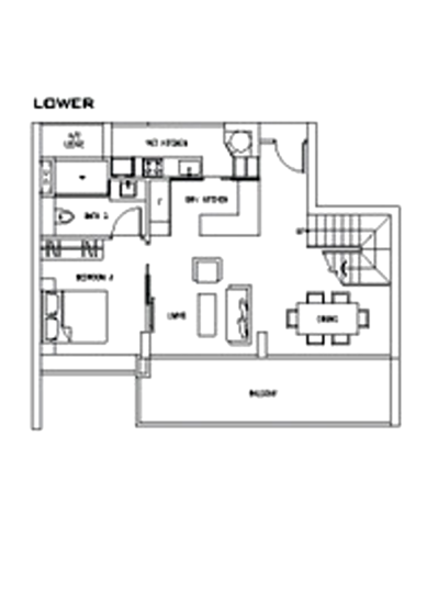 Suites at Orchard - Floor Plan