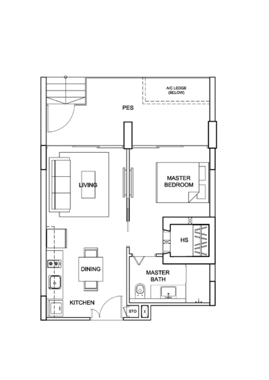Uber 388 - Floor Plan