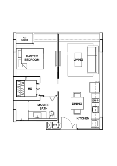 Uber 388 - Floor Plan