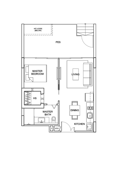 Uber 388 - Floor Plan