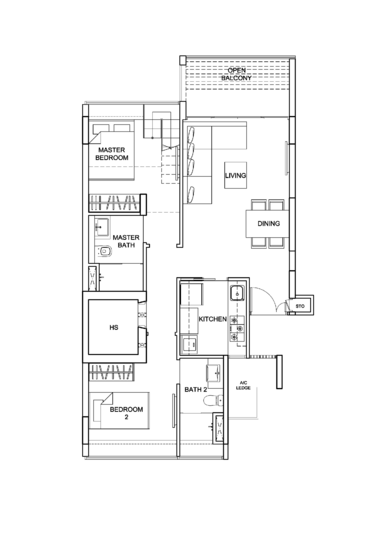 Uber 388 - Floor Plan
