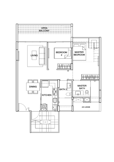 Uber 388 - Floor Plan