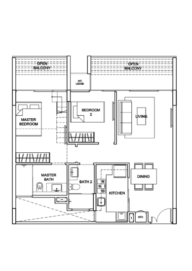 Uber 388 - Floor Plan