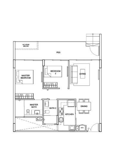 Uber 388 - Floor Plan