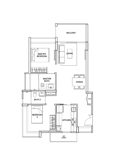 Uber 388 - Floor Plan