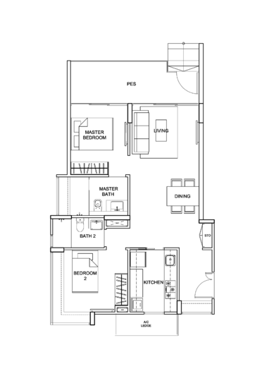 Uber 388 - Floor Plan